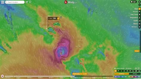 Windy: Wind map & weather forecast.